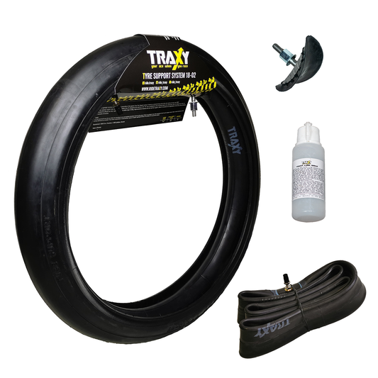 TRAXY TYRE SUPPORT SYSTEM 18-02 (TYRE SUPPORT, HDRV TUBE, RIM LOCK, LUBE 100g)