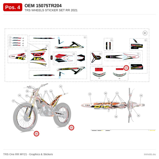 TRS WHEELS STICKER SET RR 2021 – TRS One RR MY21 exploded view, graphics & stickers, pos. 4